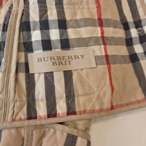 Burberry Brit Quilted Nova Check Jacket XL - EUC - Picture 2 of 12